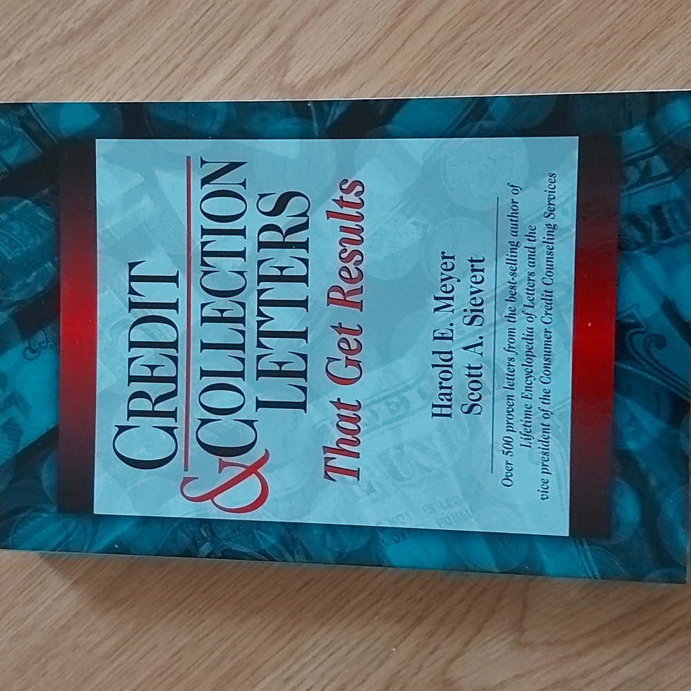 Softcover book Credit and Collection letters